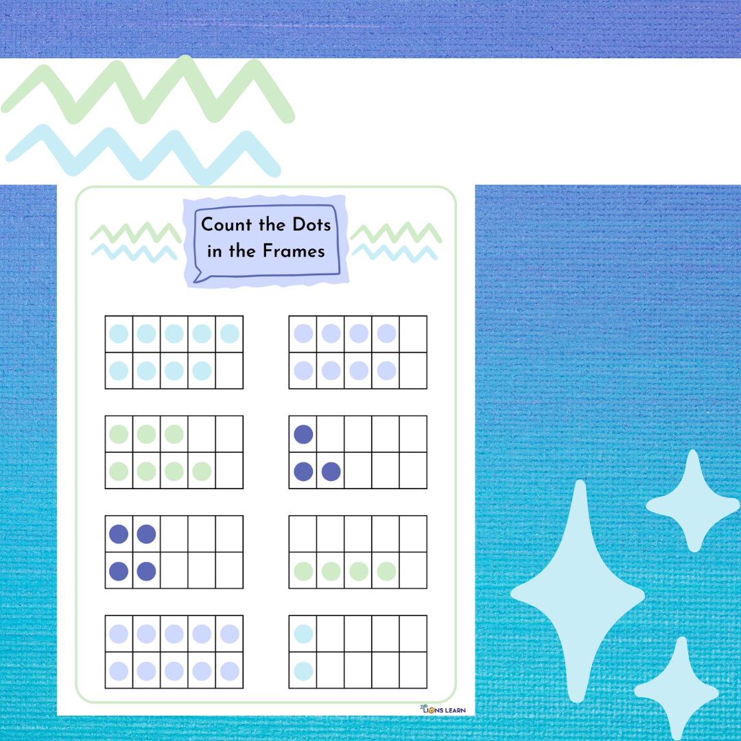 Count the Dots in the Tens Frames