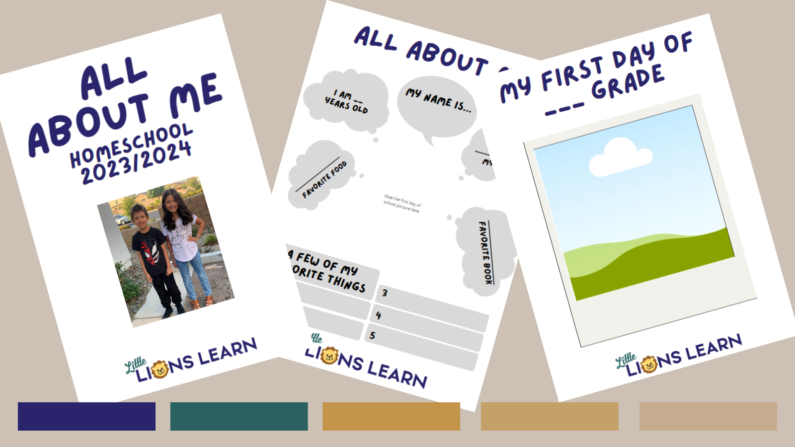 All About Me Memory Book