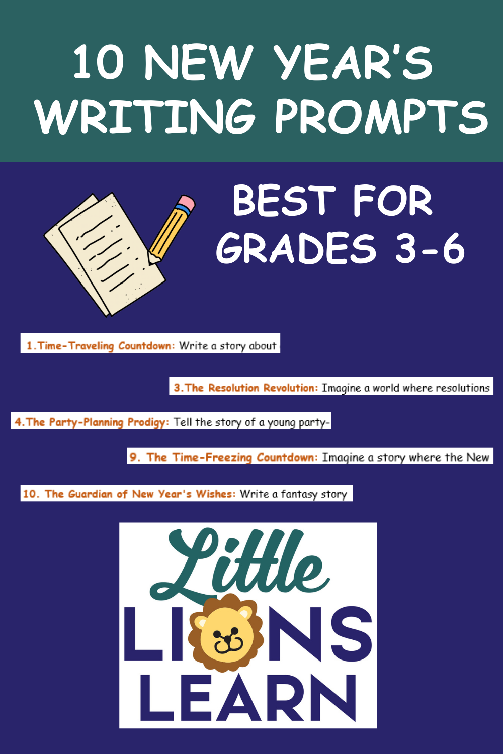 New Year Writing Prompts