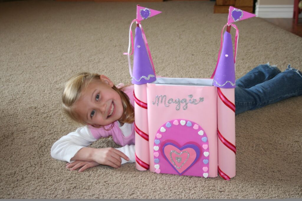fairy tale castle valentine box