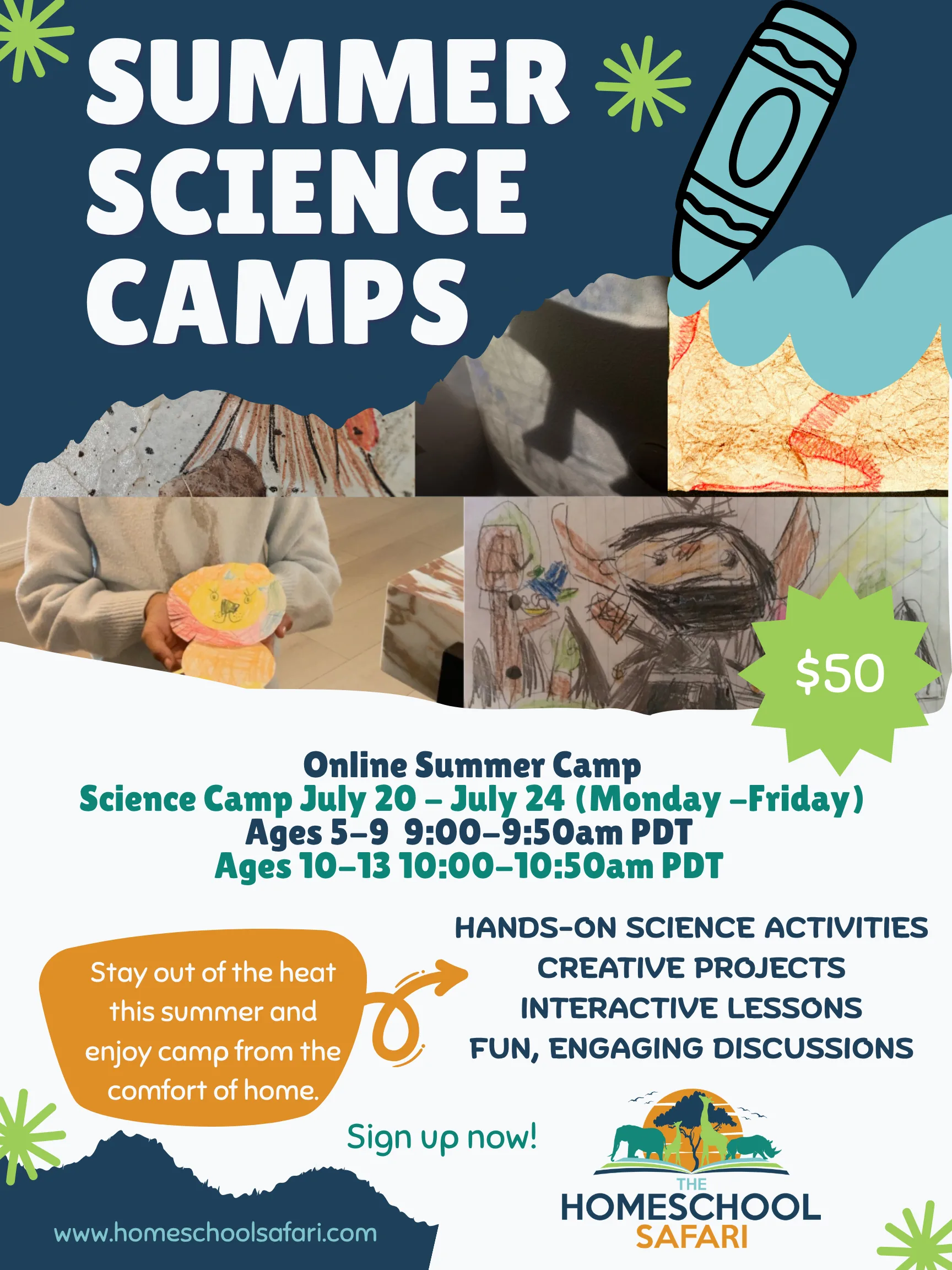 Science Camp (Ages 5-9)