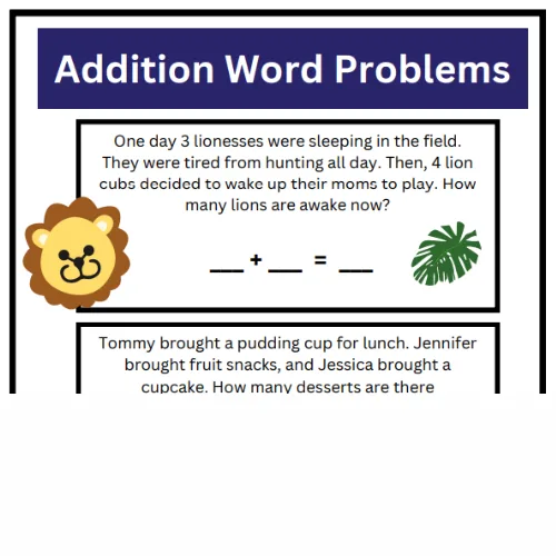 Addition Word Problems