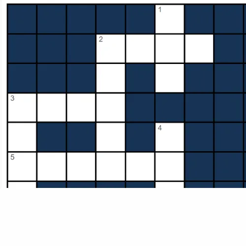 Color Crossword Puzzle